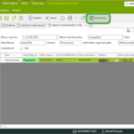 zrzut ekranu z importu zwolnienia z pue